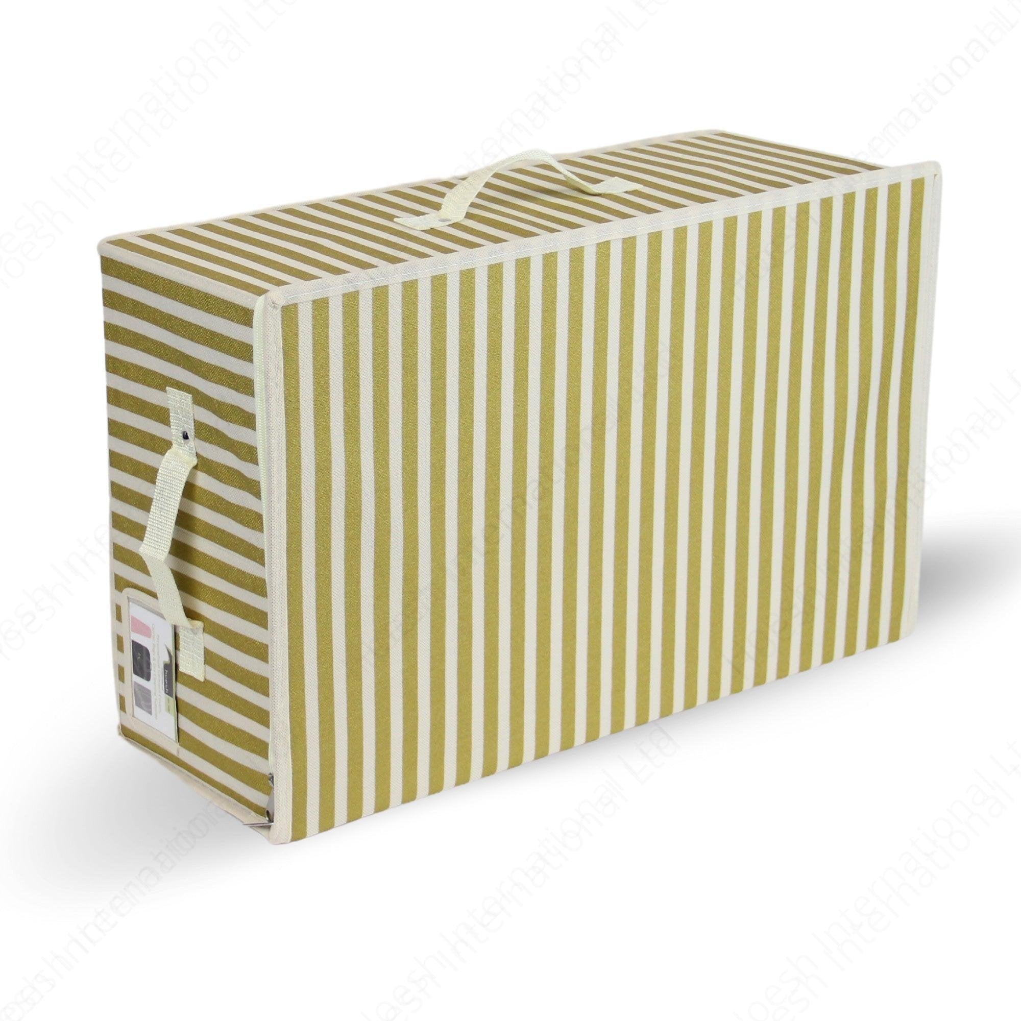 Gold Stripe Wedding Dress Travel Storage Box - Hoesh International Ltd