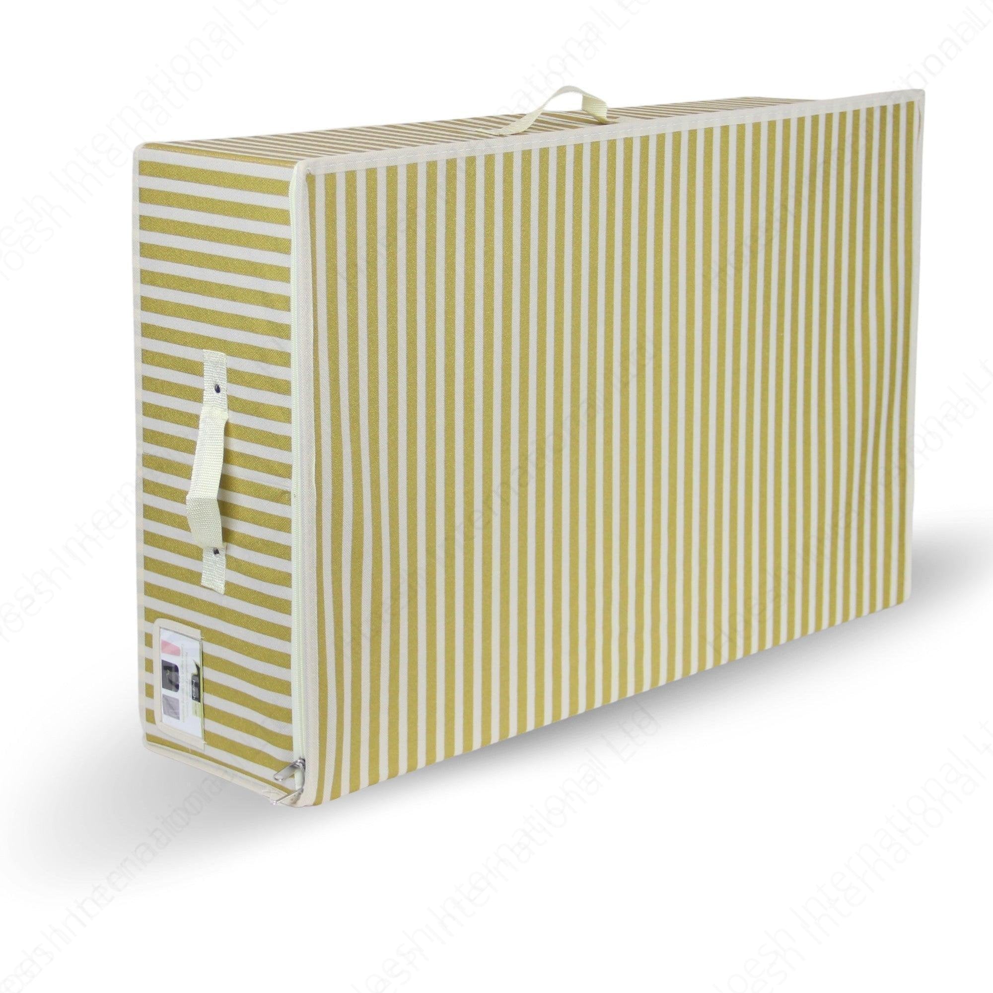 Gold Stripe Wedding Dress Travel Storage Box - Hoesh International Ltd