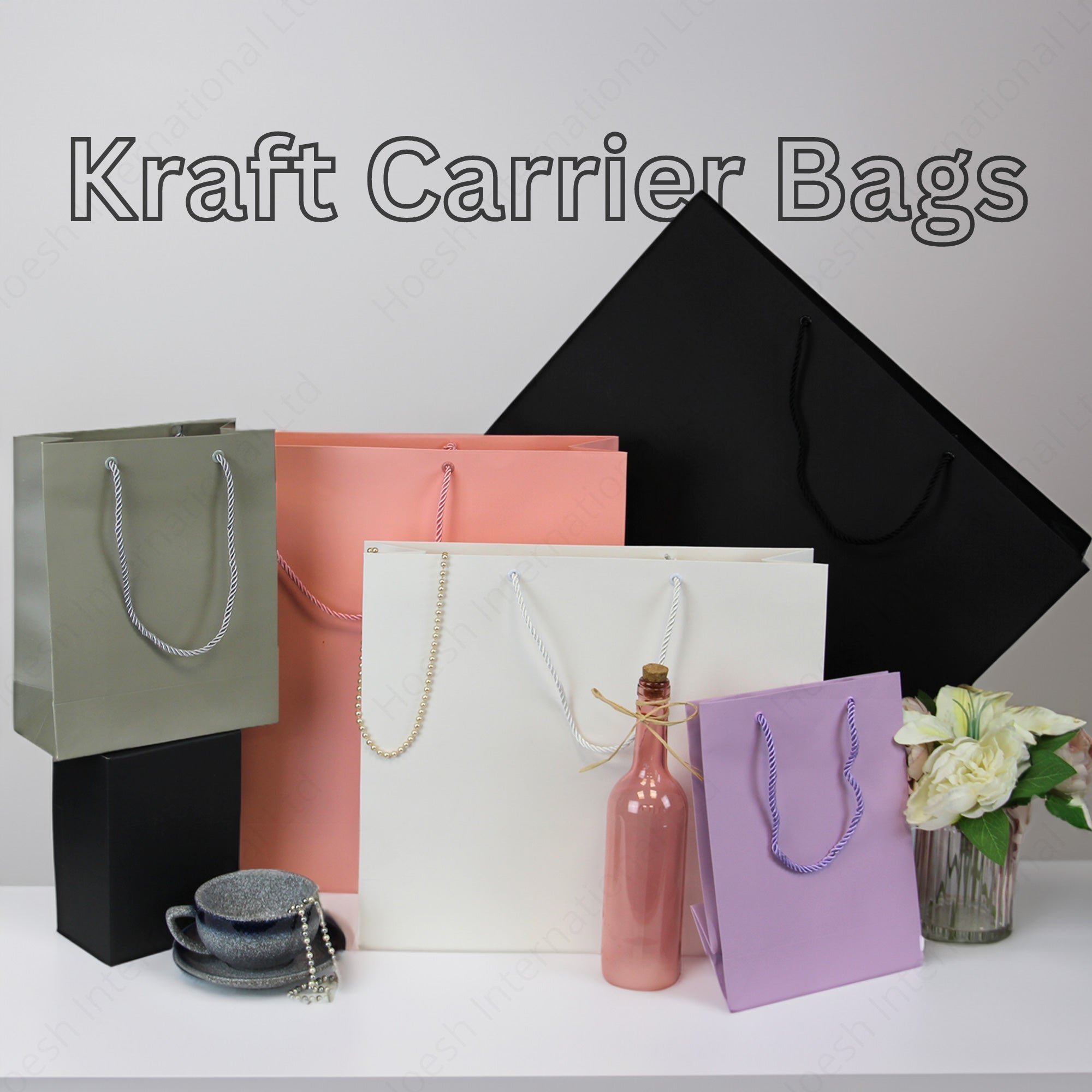 Kraft Paper Carrier Bags - Hoesh International Ltd