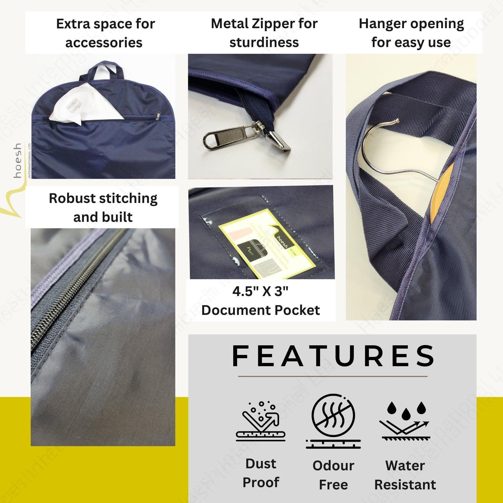 Poly-Nylon & Non Woven Suit Carrier - Hoesh International Ltd