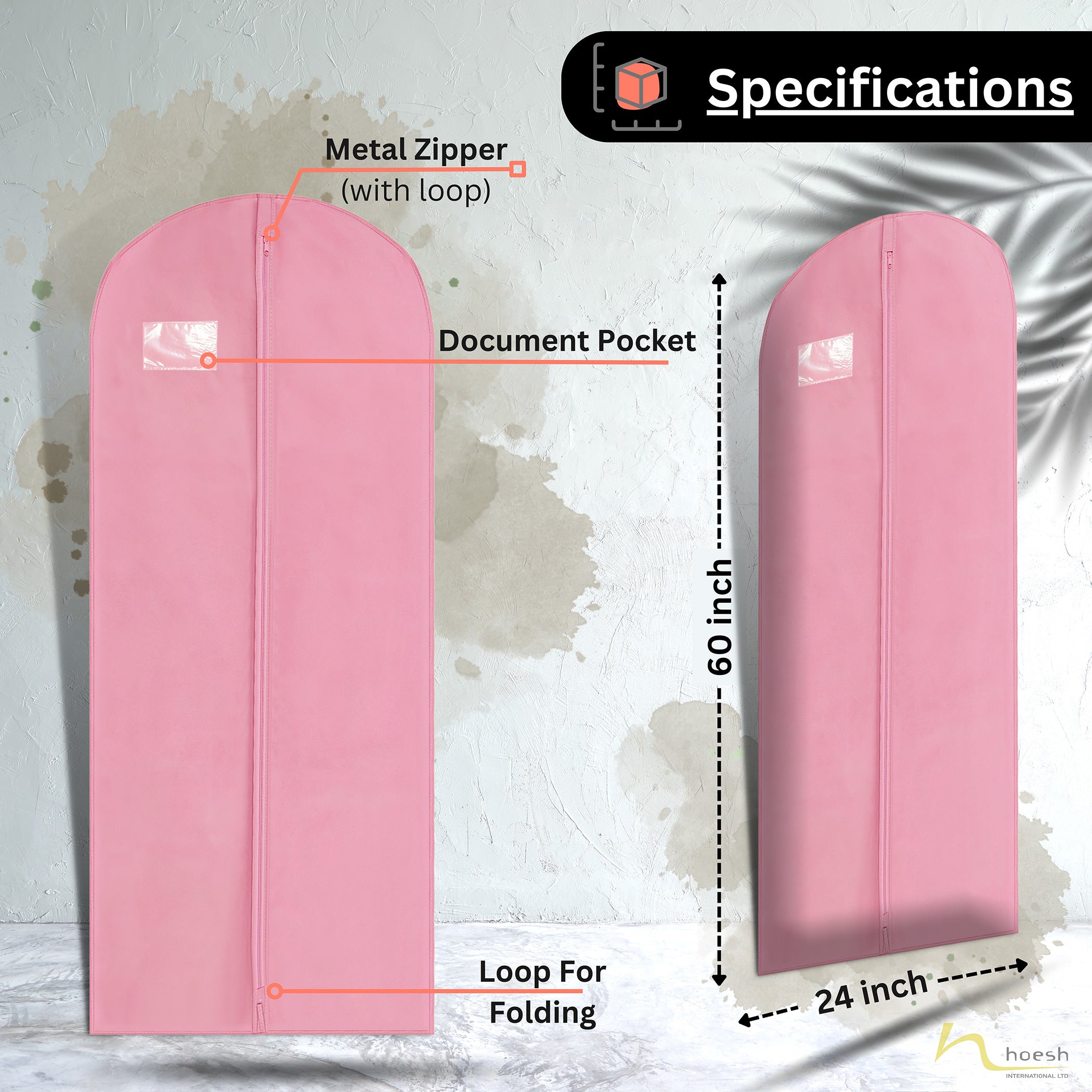 Breathable Bridesmaid Dress Cover 60 & 72 inch