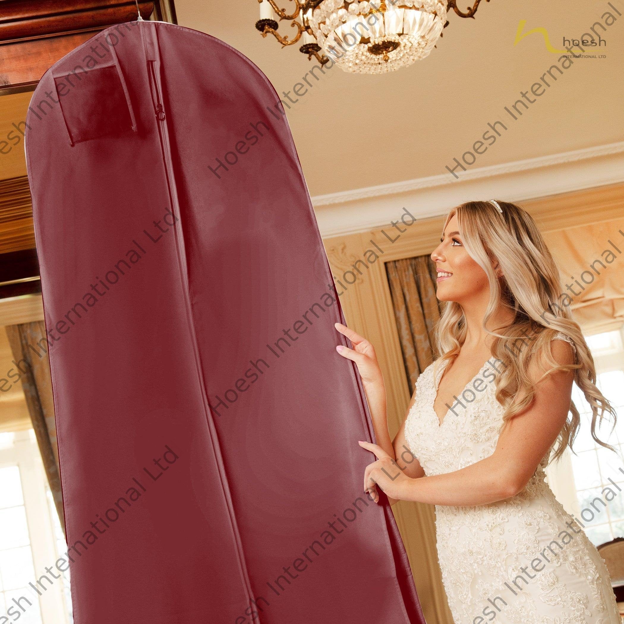 8” Tapered Gusset Bridal Wedding Gown Dress Covers - Hoesh International Ltd
