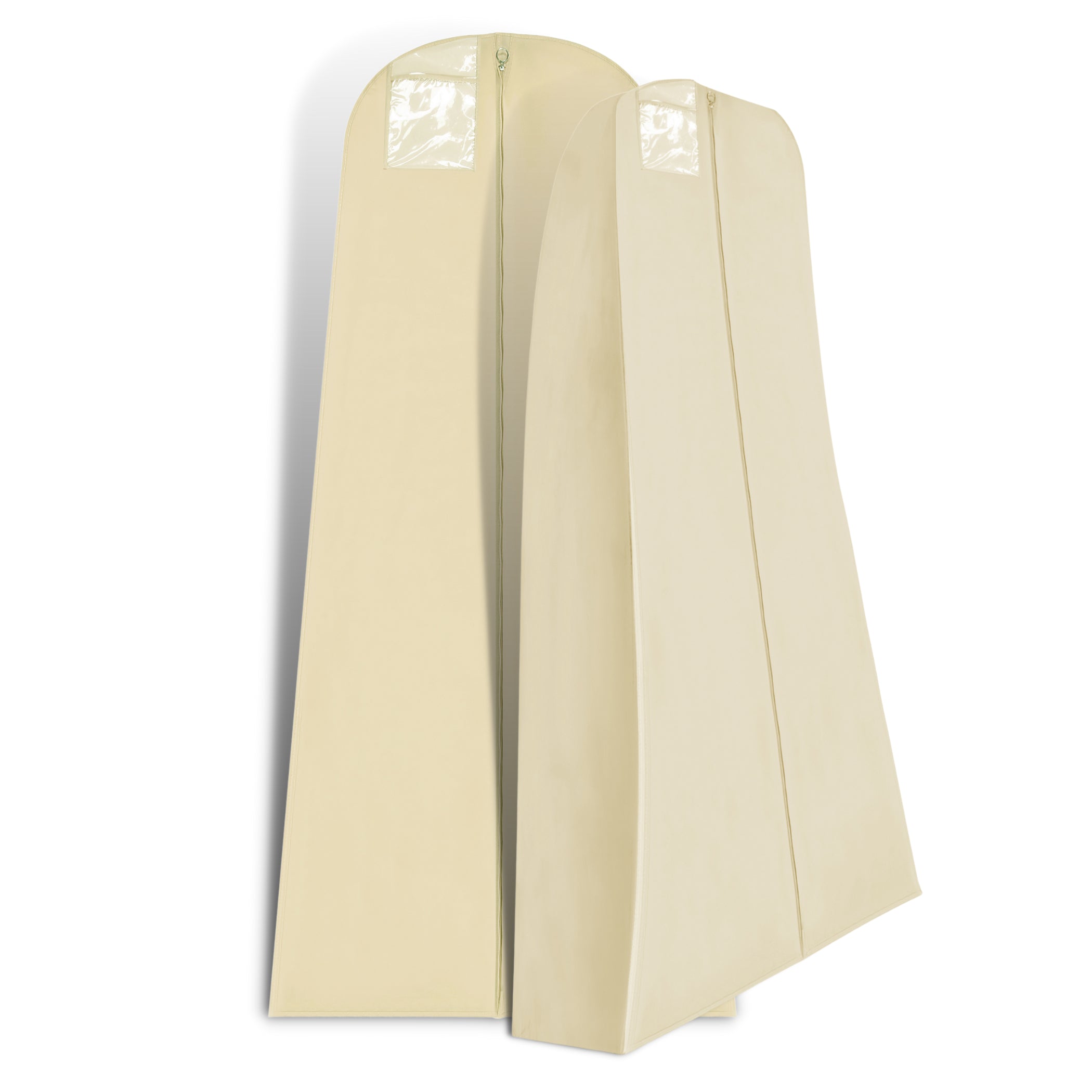 10” Tapered Gusset Cream Bridal Wedding Gown Dress Covers