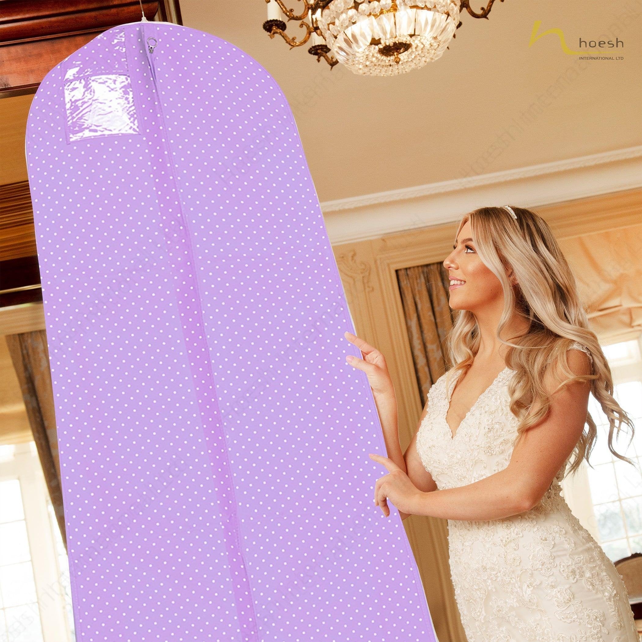 8” Tapered Gusset Bridal Wedding Gown Dress Covers - Hoesh International Ltd