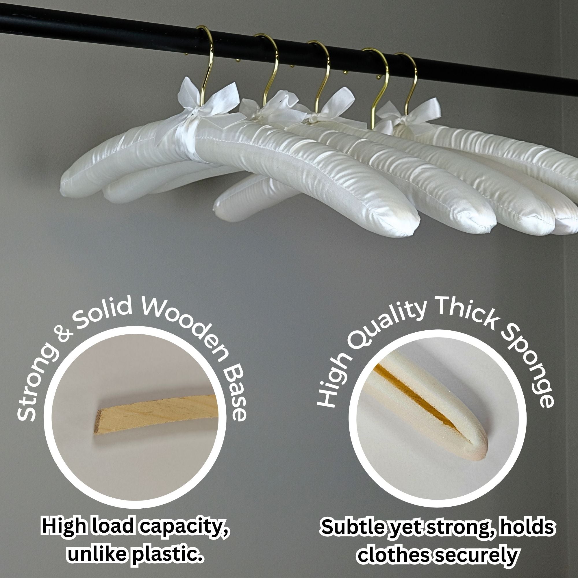 Luxury Satin Padded Hangers