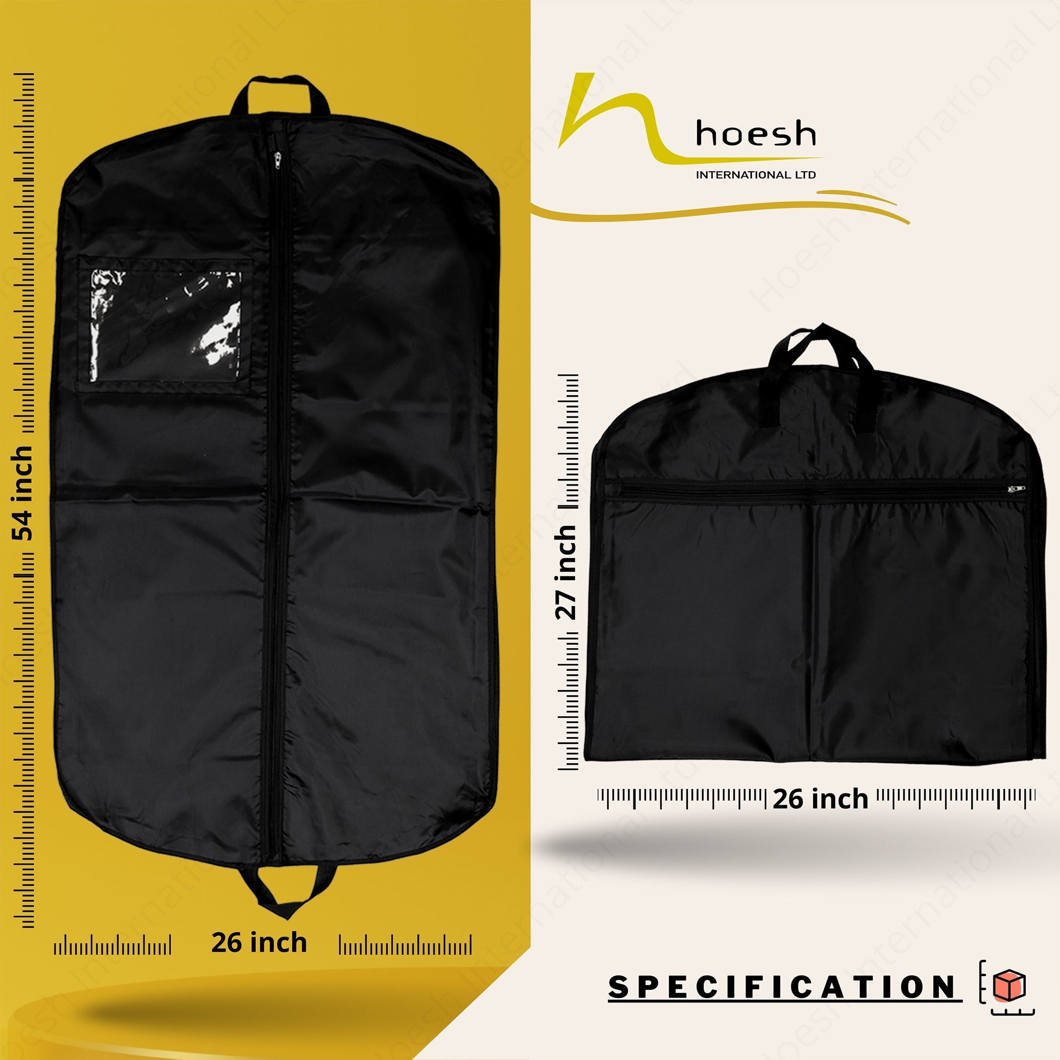 URG nylon hire suit carrier - Hoesh International Ltd