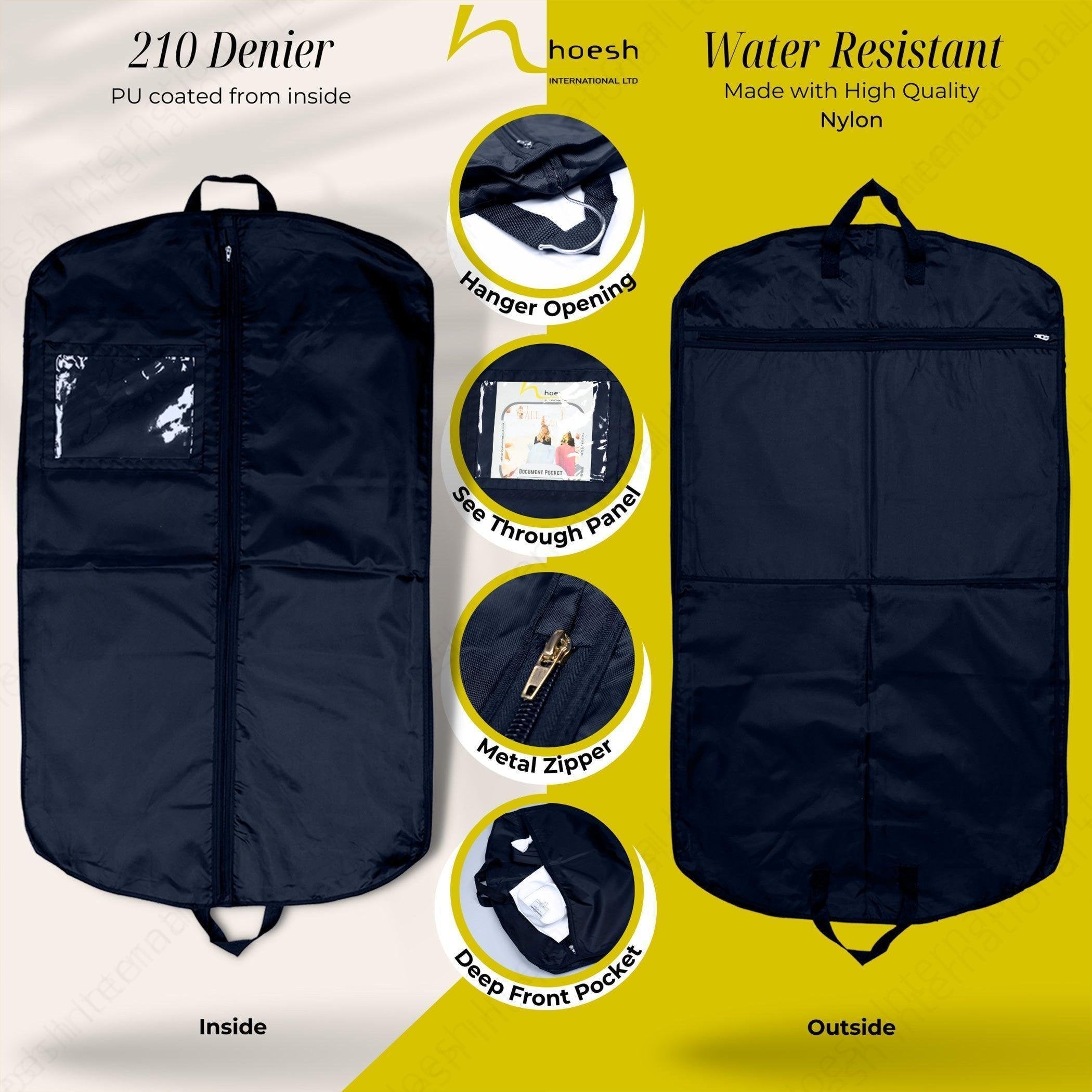 URG nylon hire suit carrier - Hoesh International Ltd