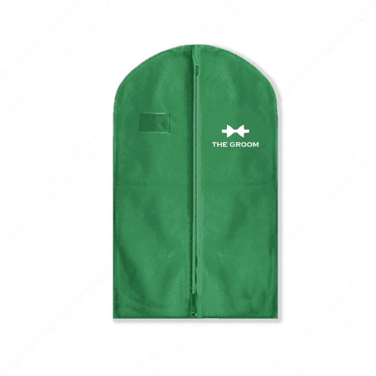 Personalised Groom Suit Cover Mens Garment Bag with Bowtie - Hoesh International Ltd