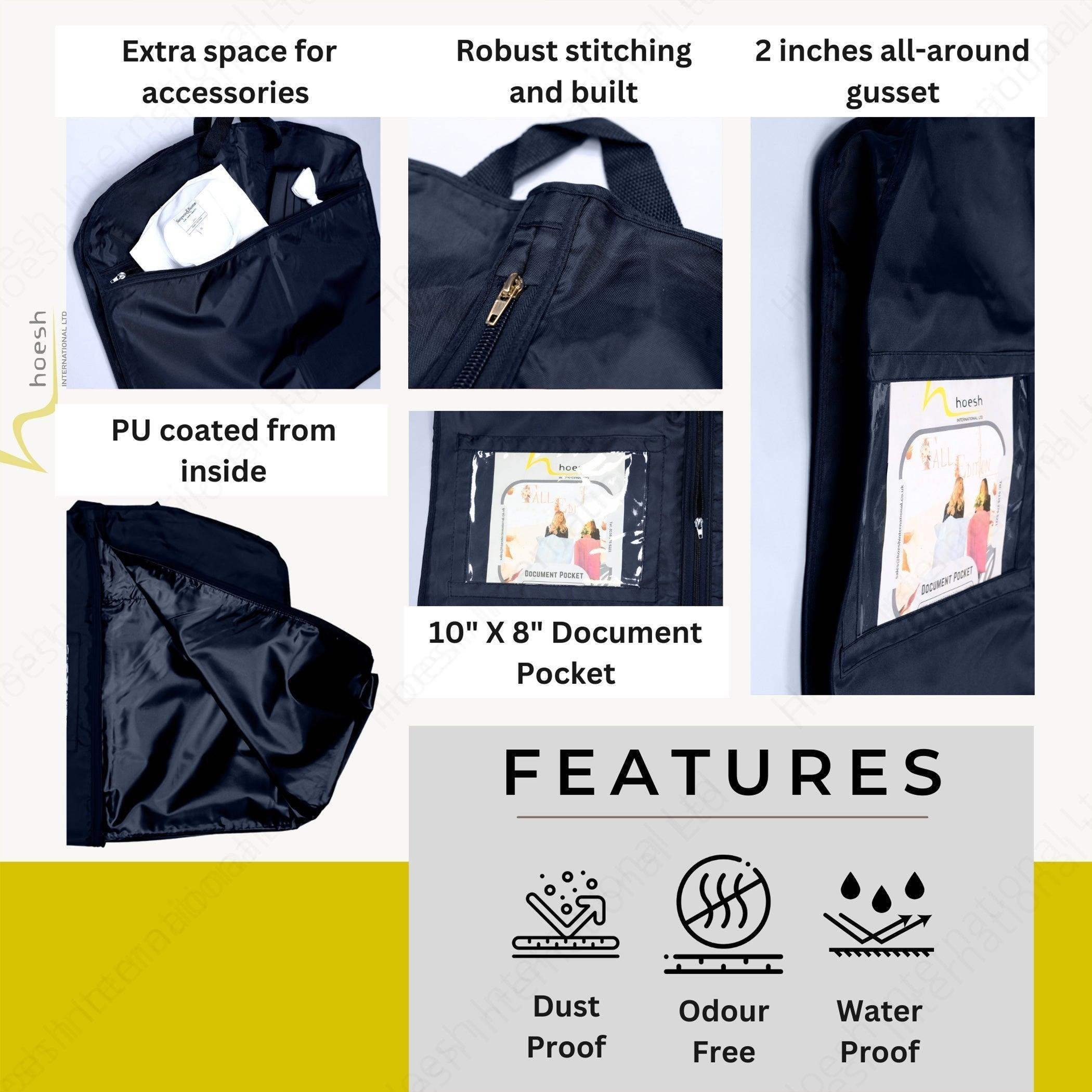 URG nylon hire suit carrier - Hoesh International Ltd