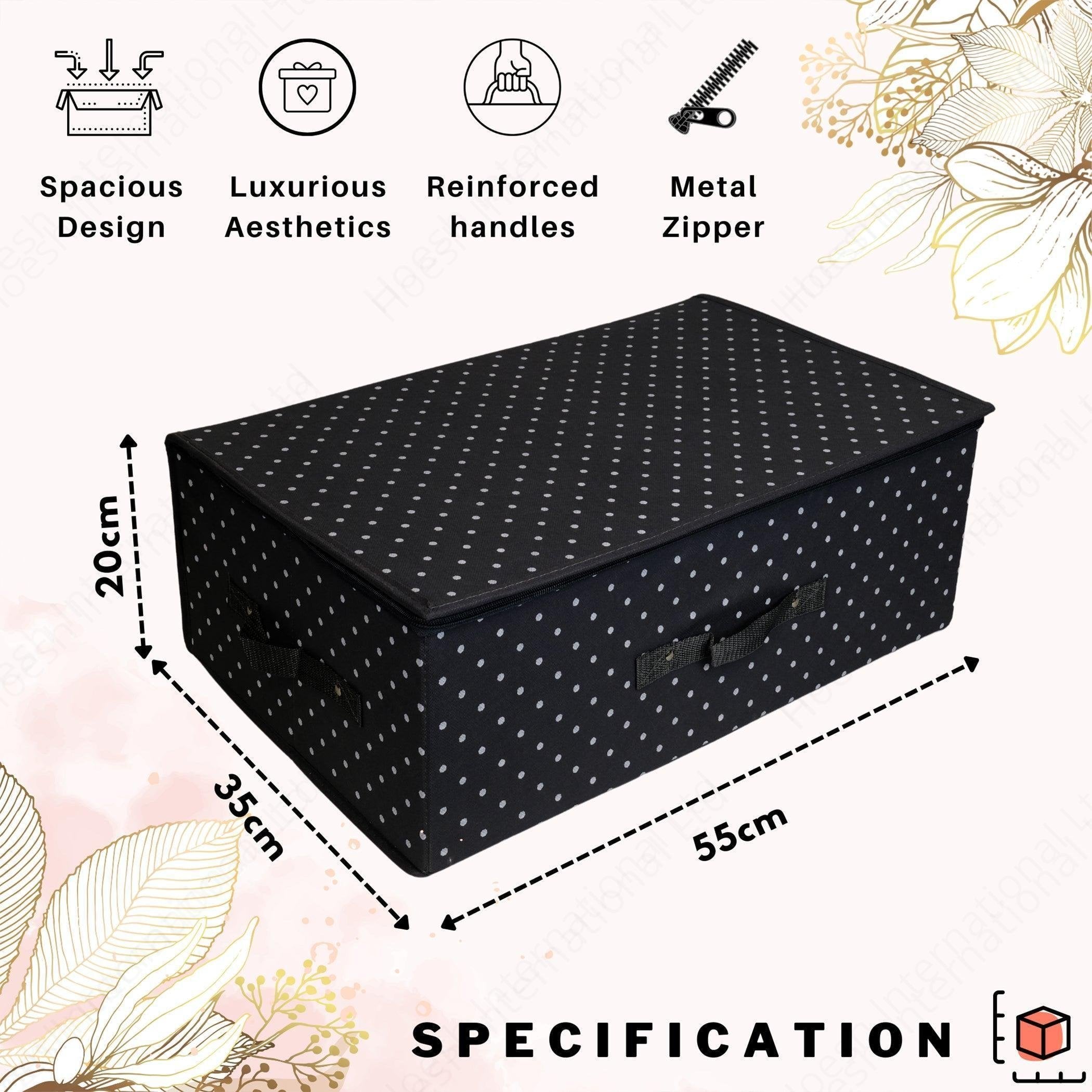 Polka Dot Wedding Dress Travel Storage Boxes - Hoesh International Ltd