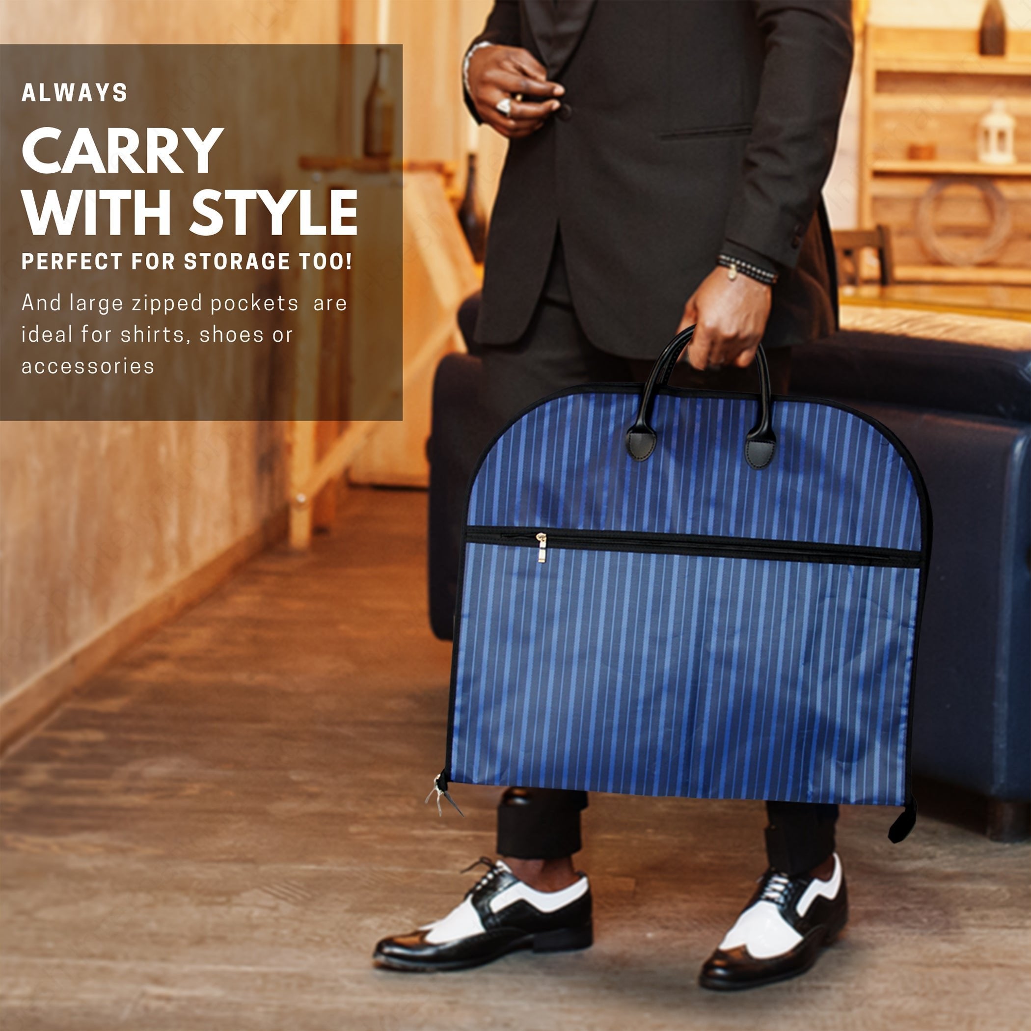 40" Foldable Waterproof Heavy duty Garment Cover Travel Bag with Handles - Hoesh International Ltd