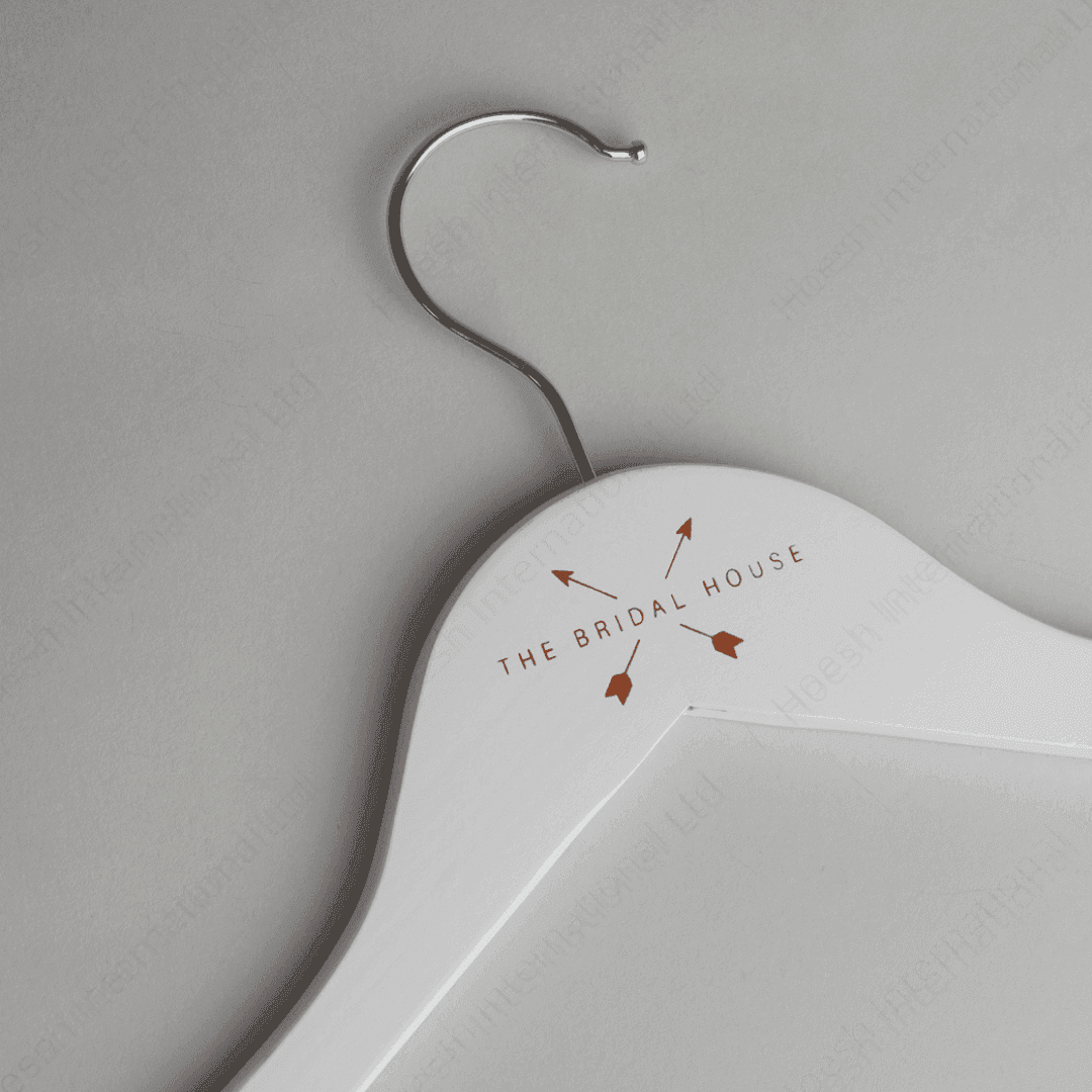 Luxury White/Black Wooden Hangers - Hoesh International Ltd