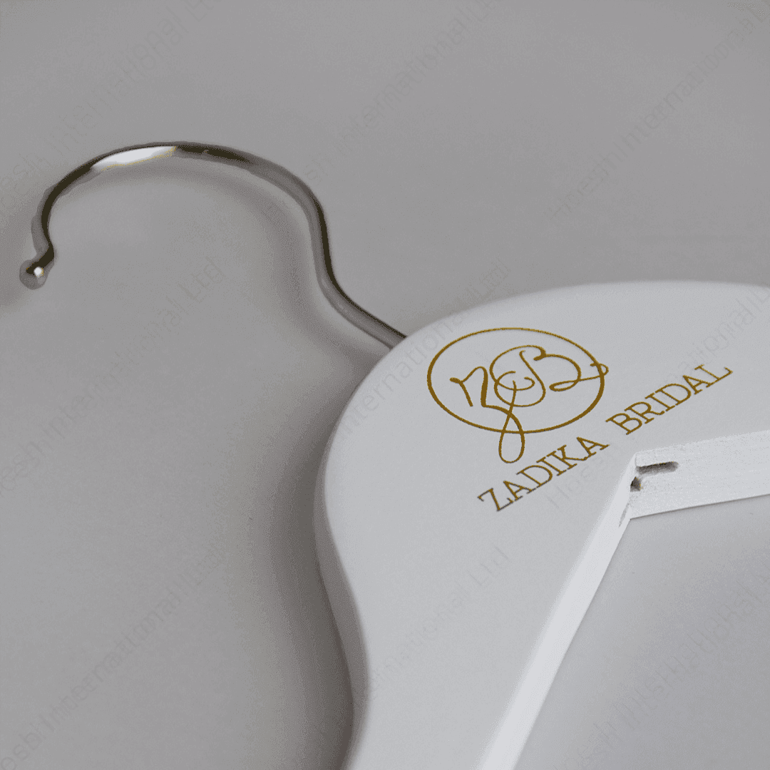 Luxury White/Black Wooden Hangers - Hoesh International Ltd