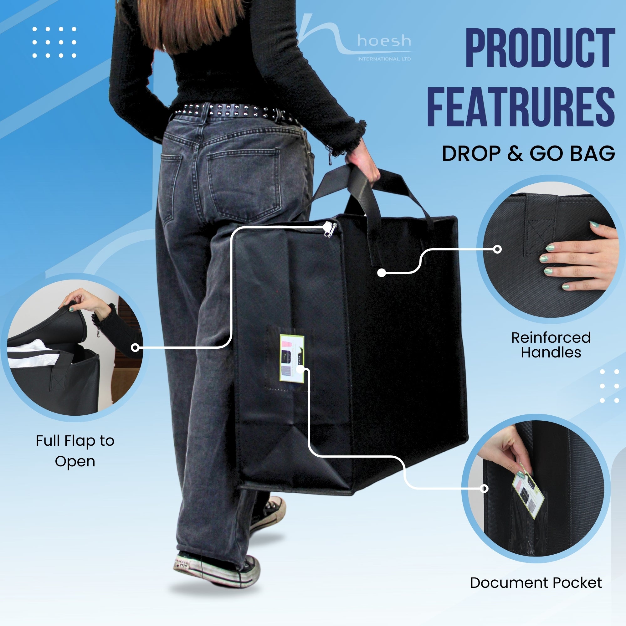 Drop & Go Laundry Bags