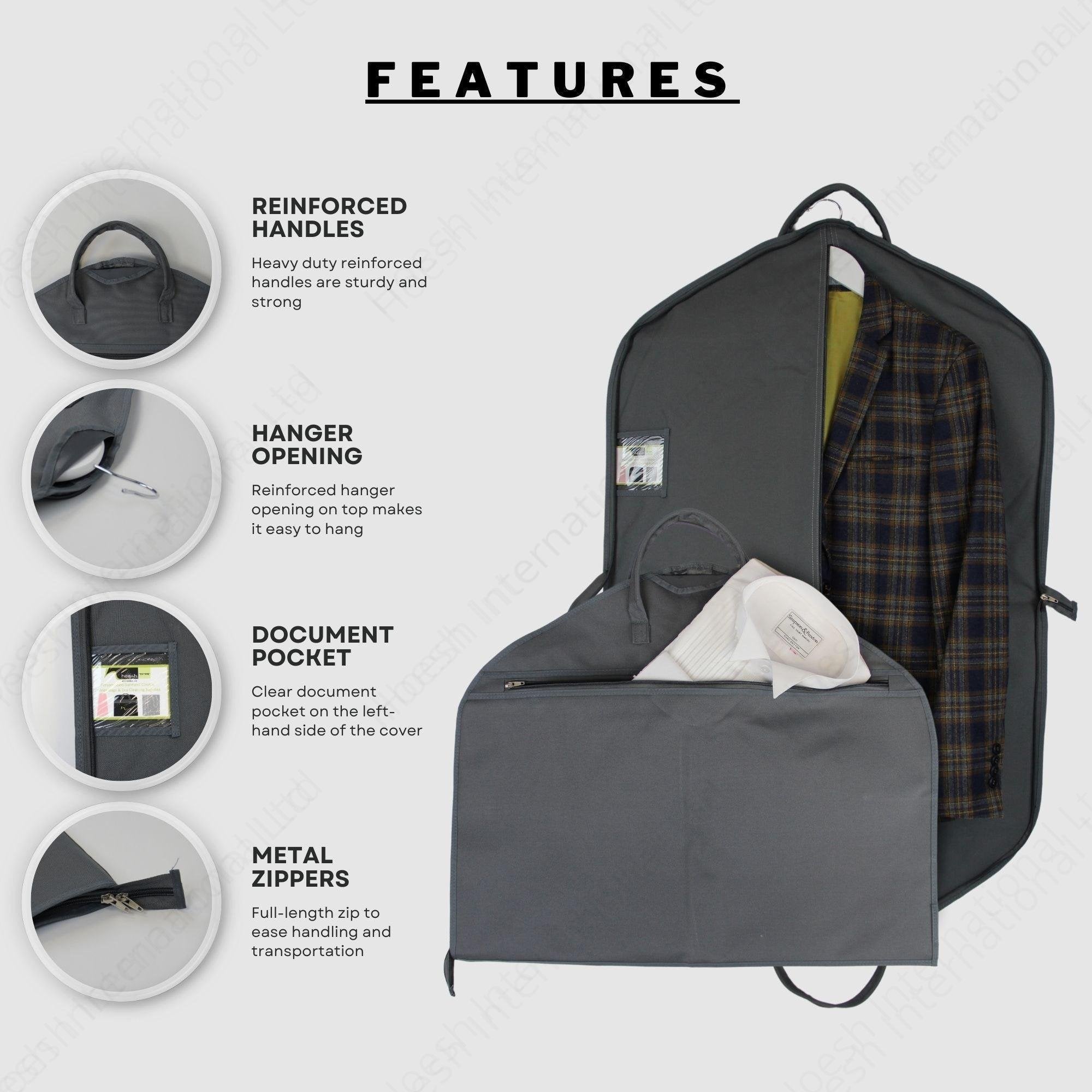 Savile Row Luxury Suit Travel Carrier - Hoesh International Ltd