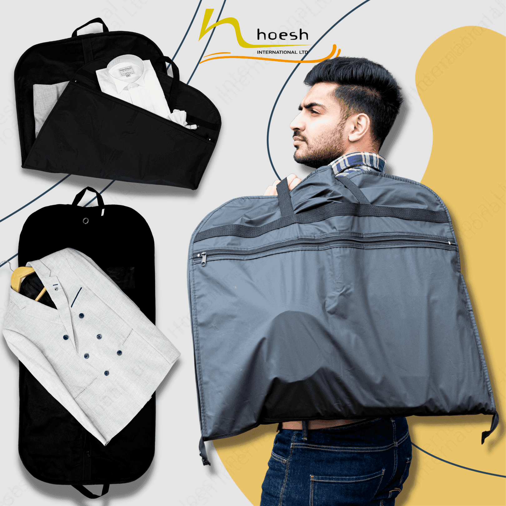 Peva / Non woven Suit travel carrier - Hoesh International Ltd