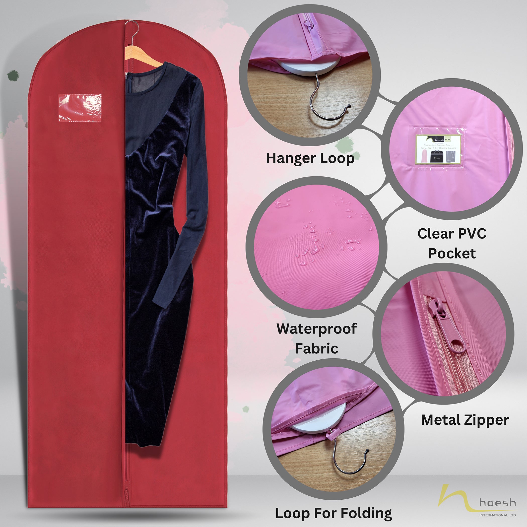 60” Waterproof / Breathable Bridesmaid Dress Cover