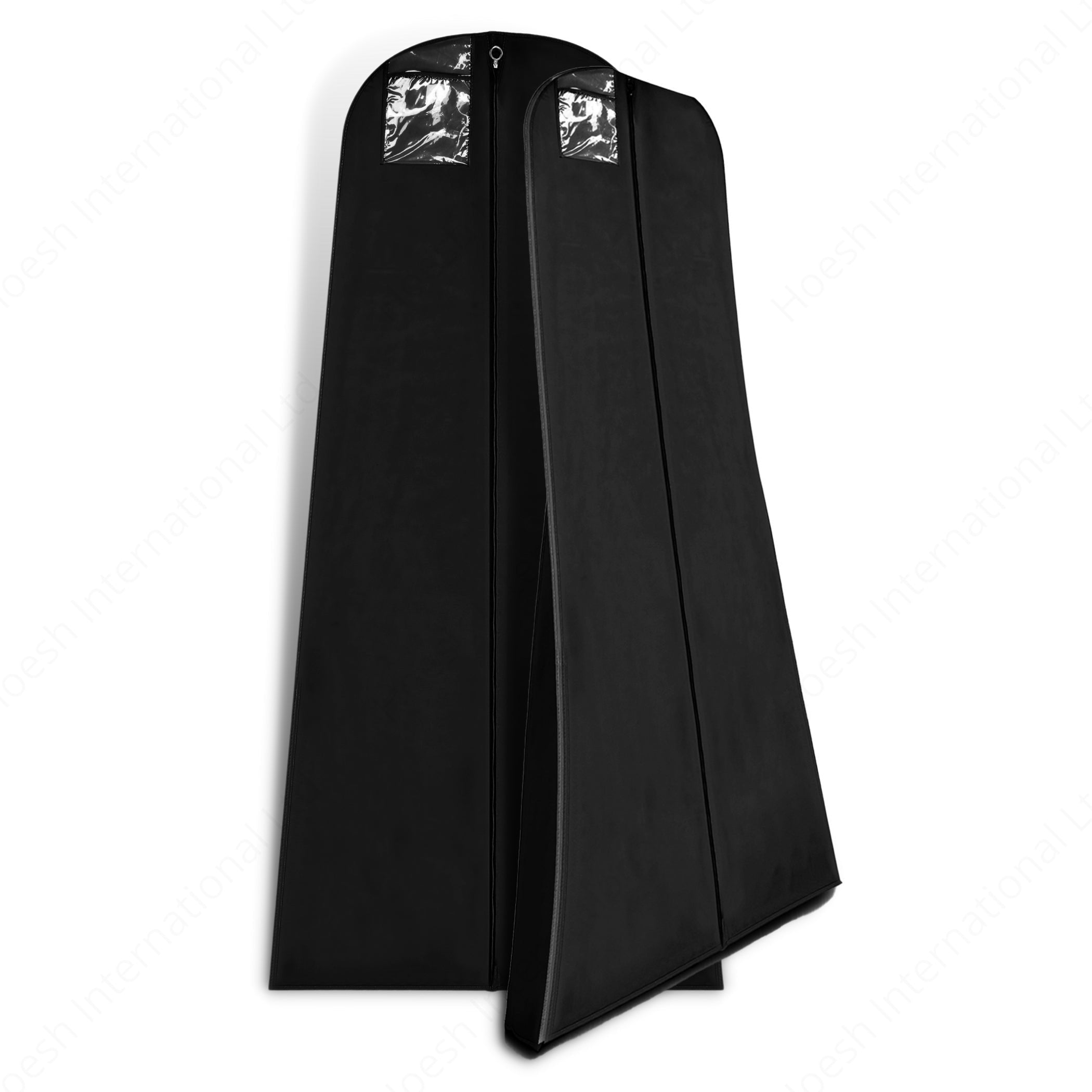 Bridal Wedding Dress Garment Bag White with Black Trim Sold in 1/3/5/1 |  Mycoathangers