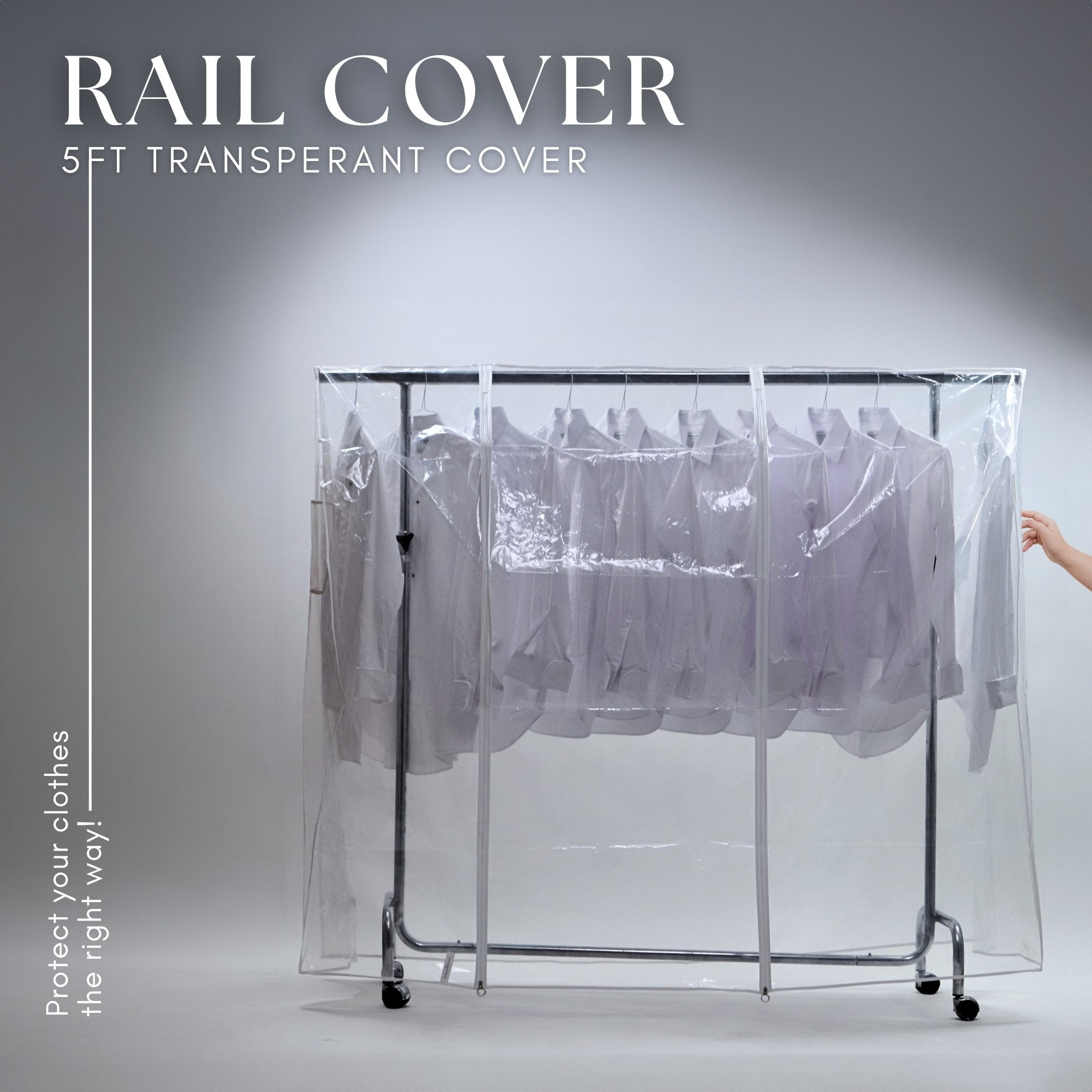 Waterproof Clear PEVA Rail Covers