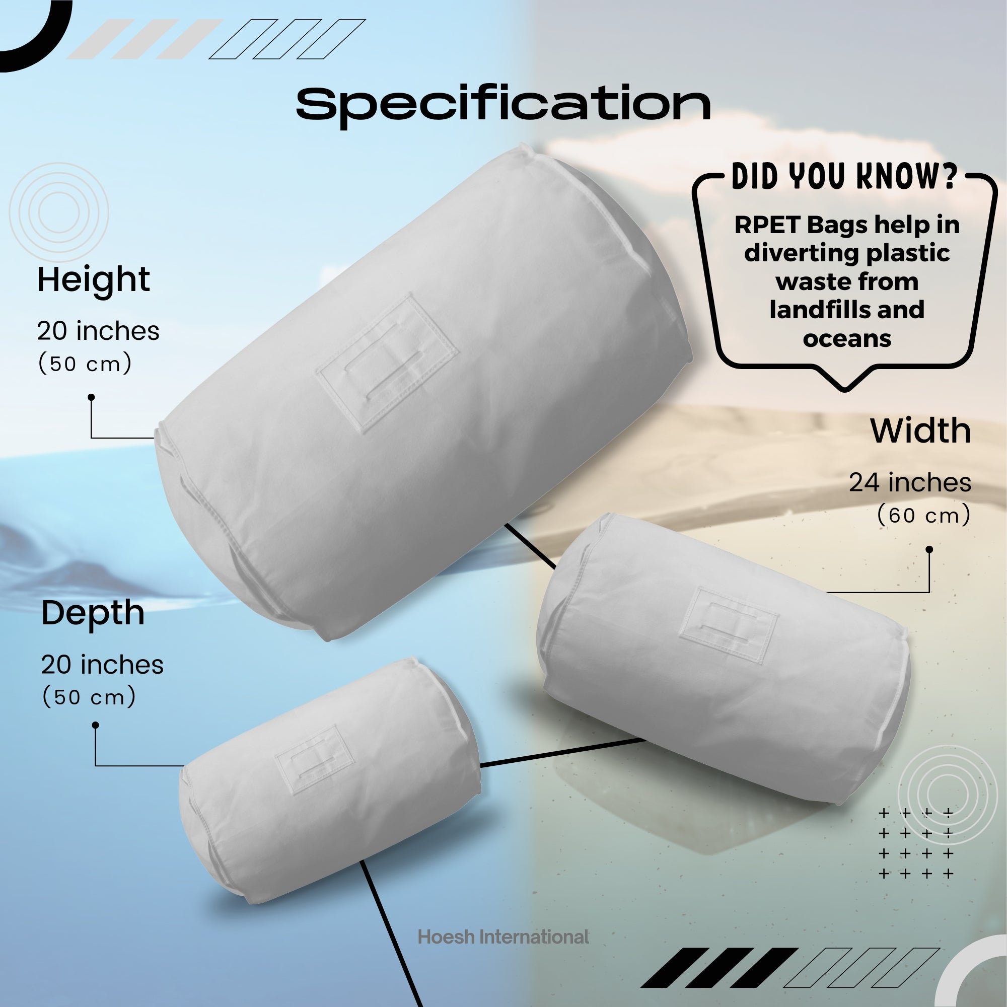 Large & Small Duvet Storage Bags | Sustainable RPET Material | Mold-Resistant Comforter Protector | Reusable Bedding Organizer with Handle