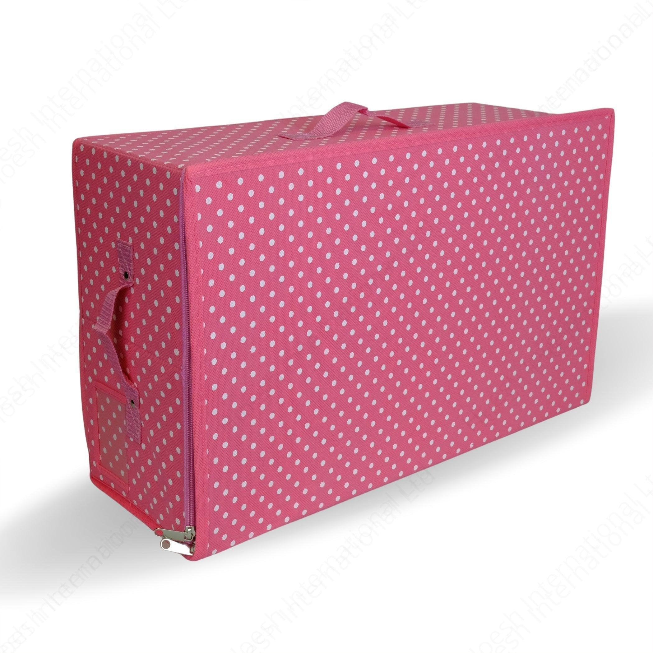 Polka Dot Wedding Dress Travel Storage Boxes - Hoesh International Ltd