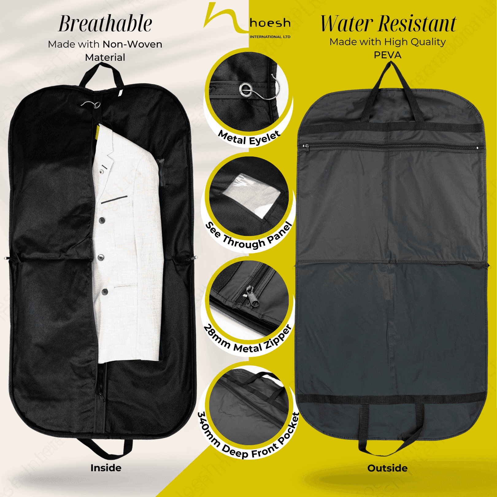 Peva / Non woven Suit travel carrier - Hoesh International Ltd