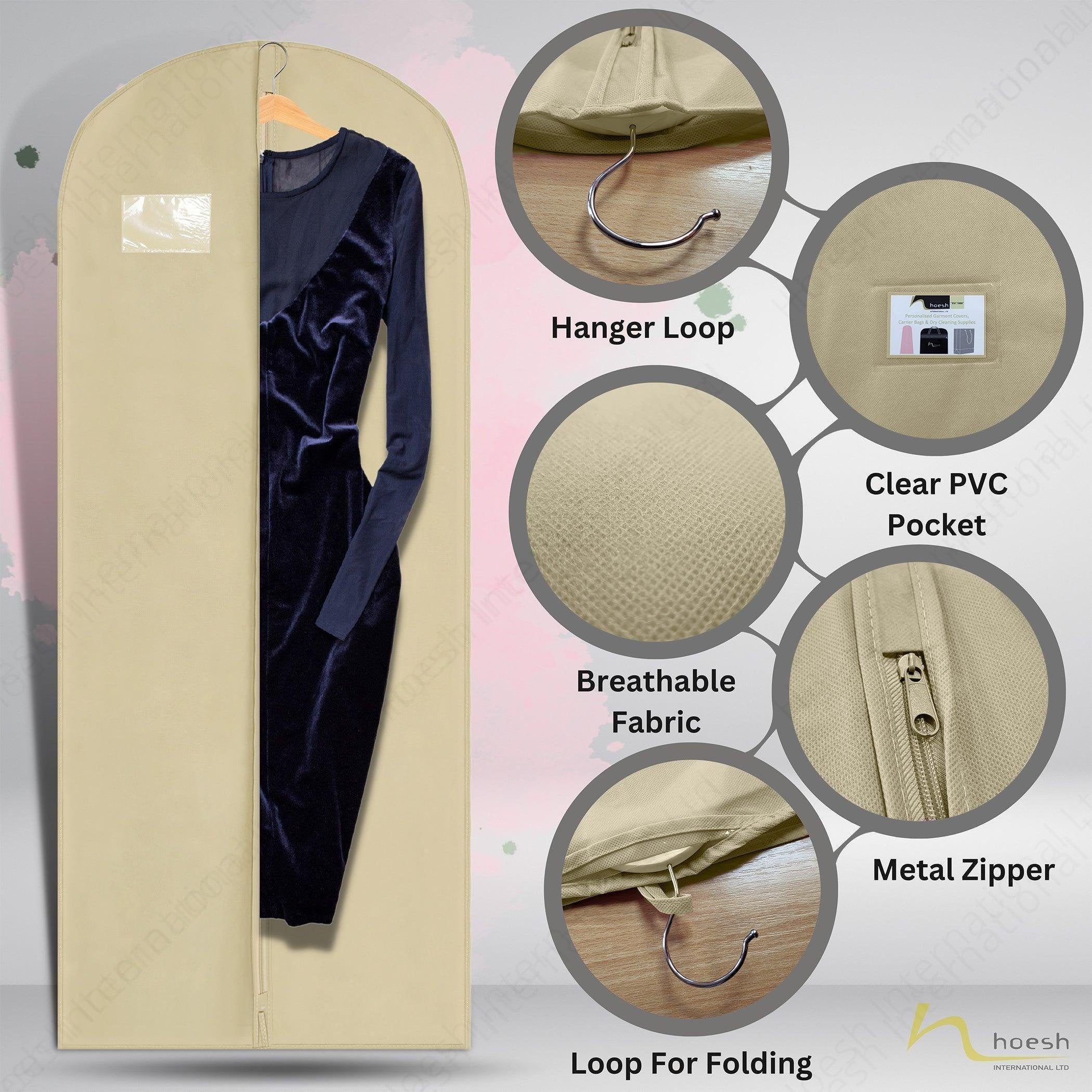 60” Waterproof / Breathable Bridesmaid Dress Cover - Hoesh International Ltd