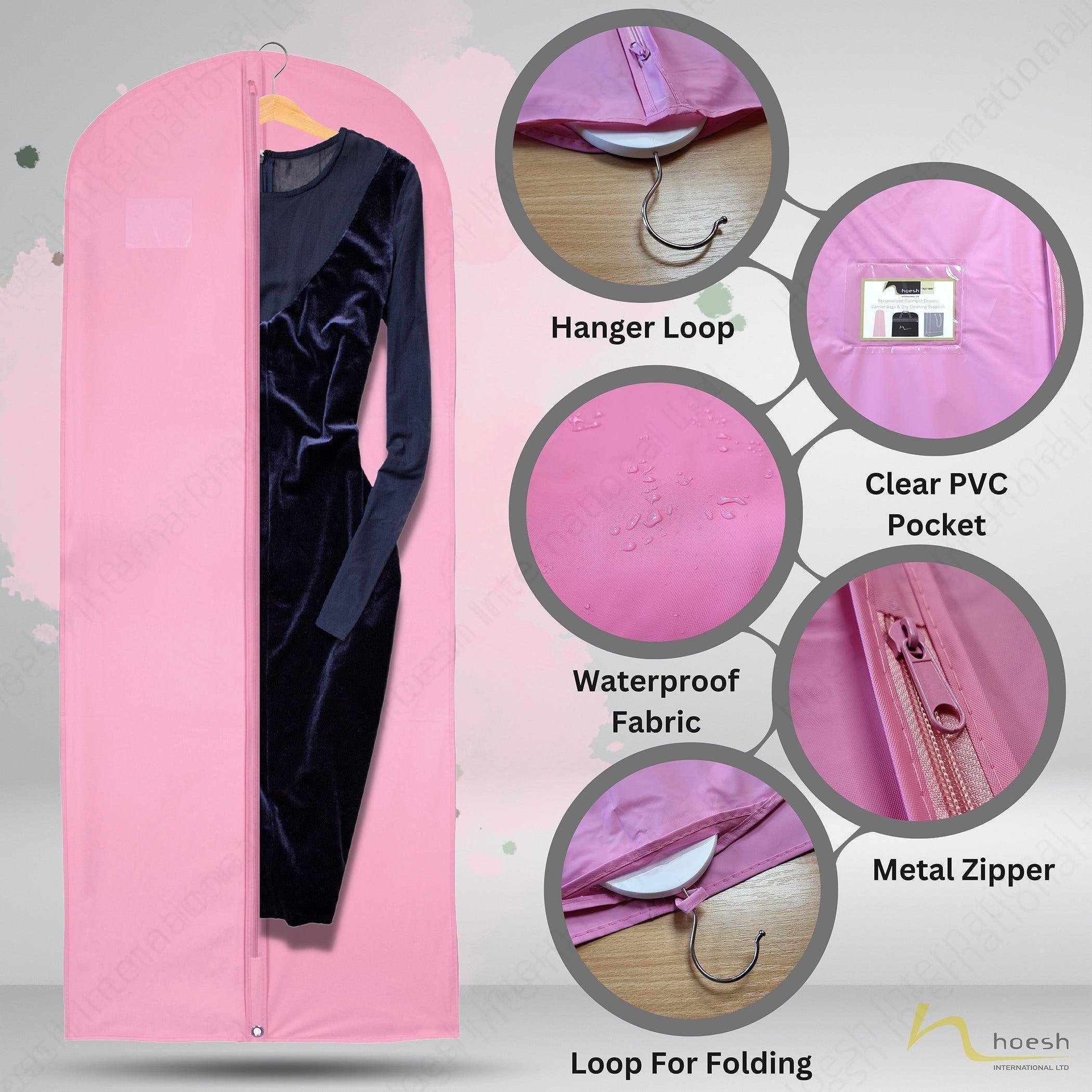 60” Waterproof / Breathable Bridesmaid Dress Cover - Hoesh International Ltd