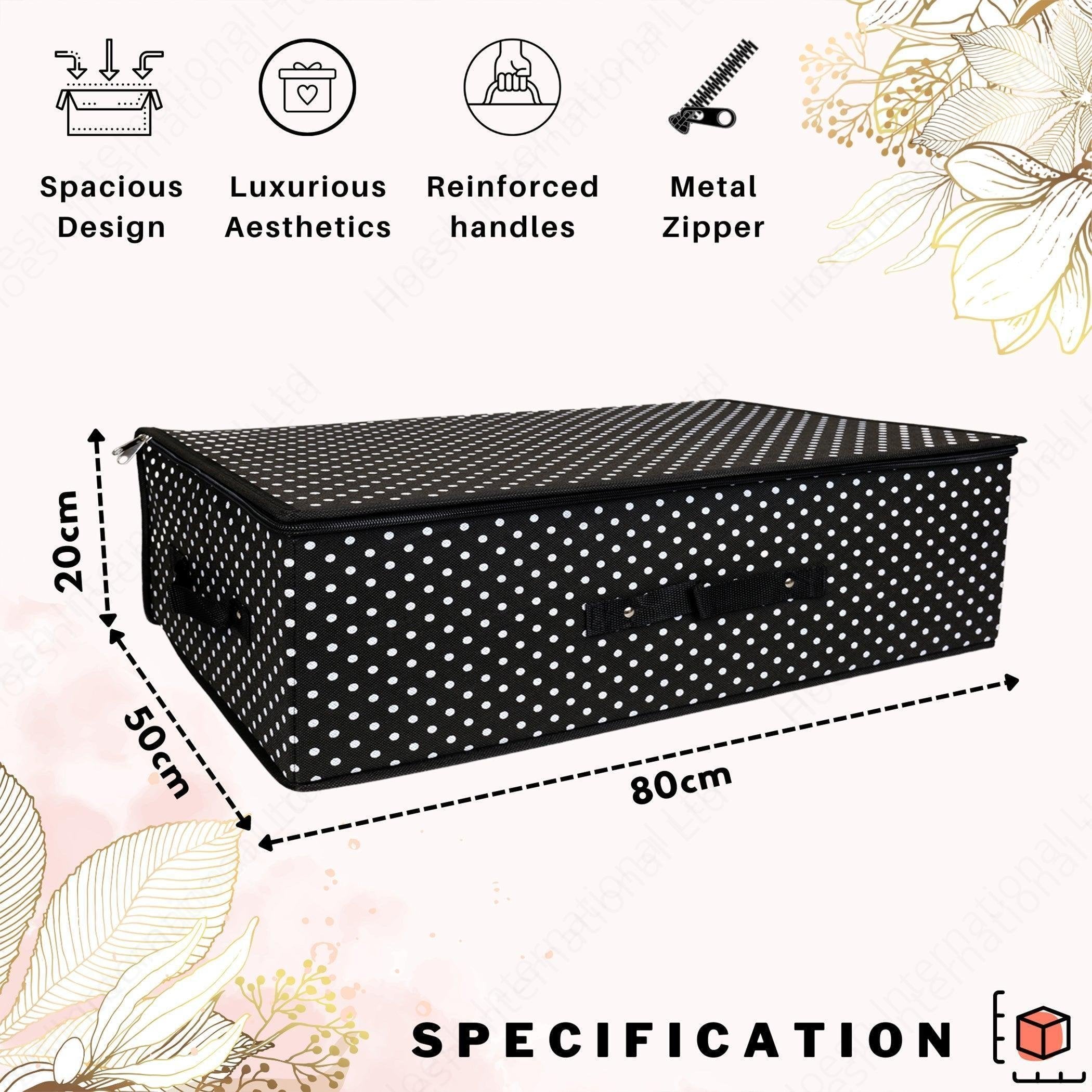 Polka Dot Wedding Dress Travel Storage Boxes - Hoesh International Ltd